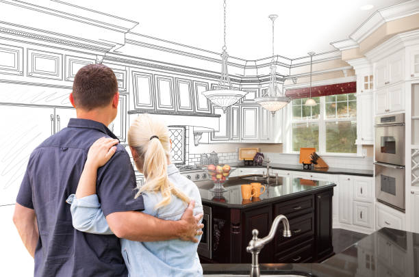 Custom kitchen cabinets installed in a Litchfield Park home